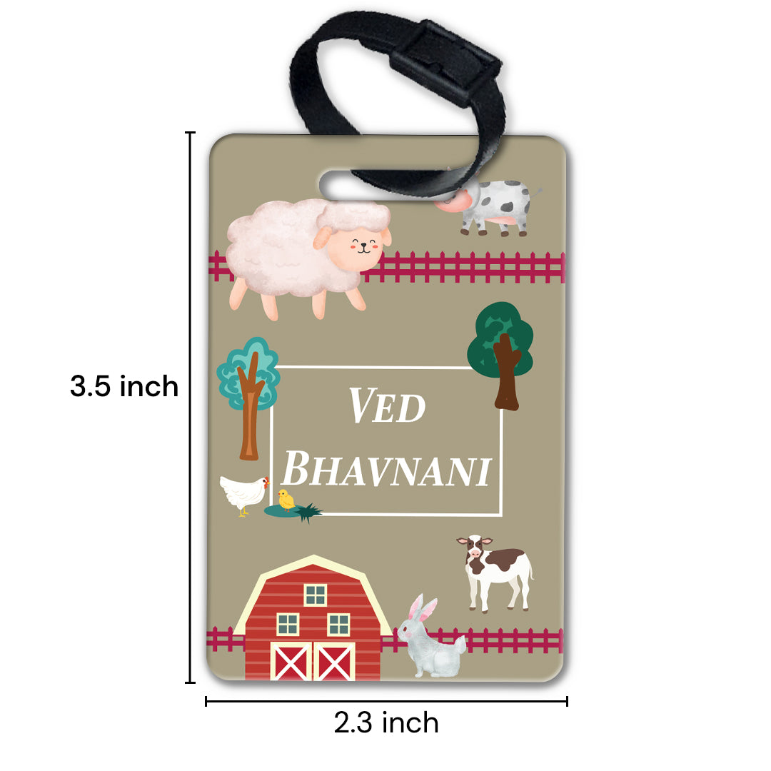 Farm Friends Bag Tag (kids)