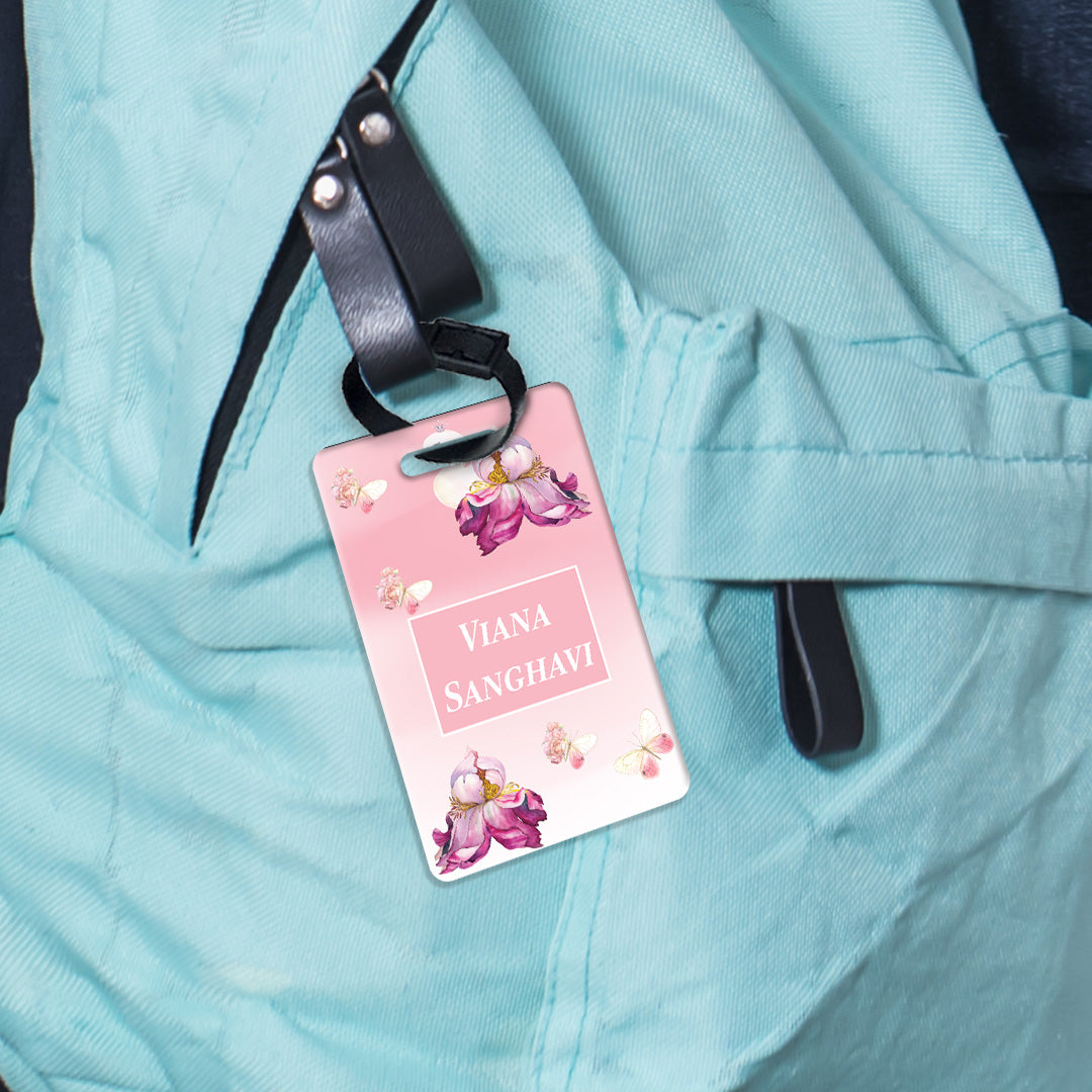 Butterfly Swan Blossom Bag Tag (kids)