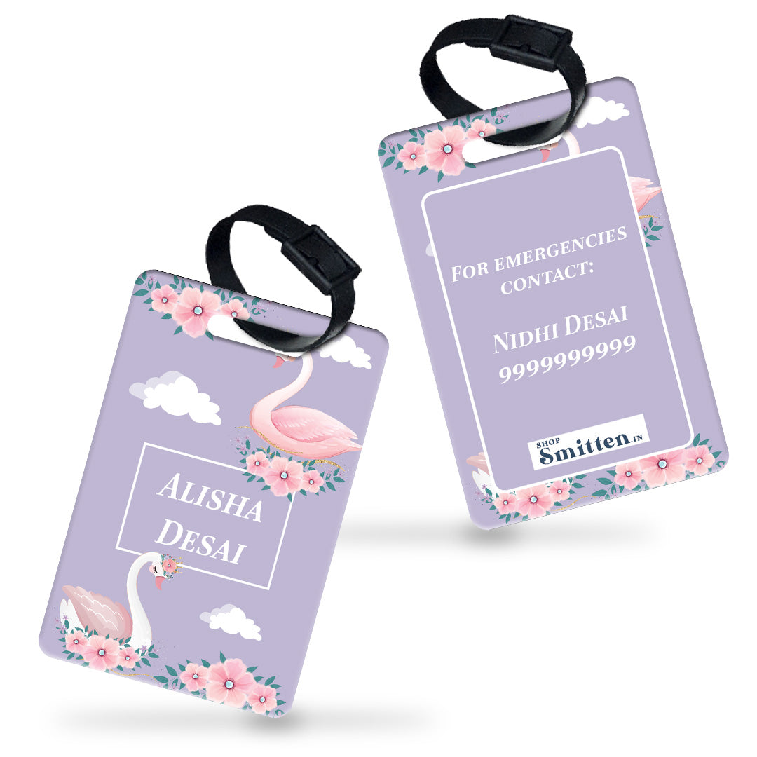 Swan Princess Bag Tag (kids)