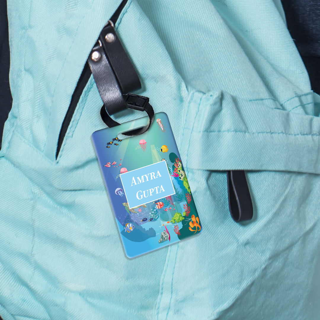 Ocean Bed Bag Tag (kids)