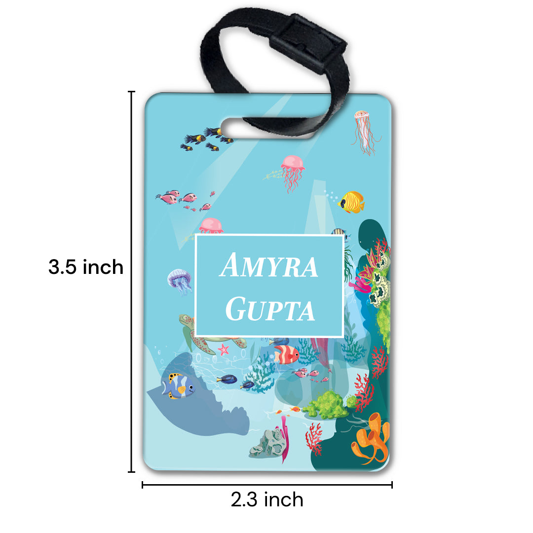 Ocean Bed Bag Tag (kids)
