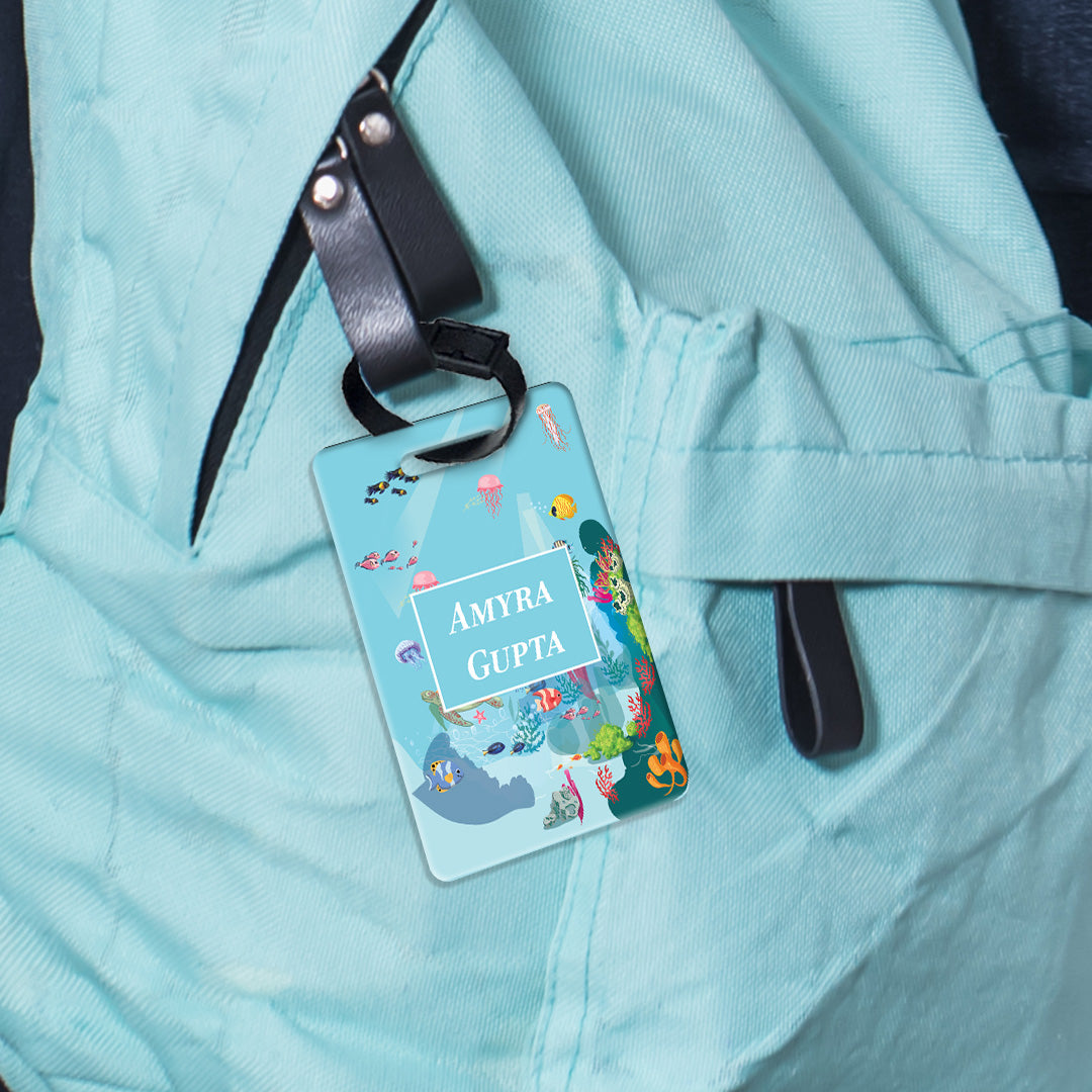 Ocean Bed Bag Tag (kids)