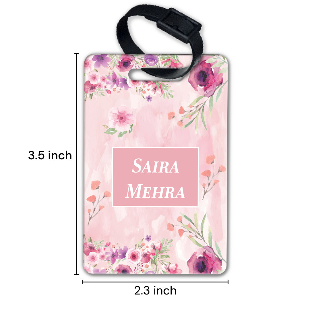 Floral Fiesta Bag Tag (kids)