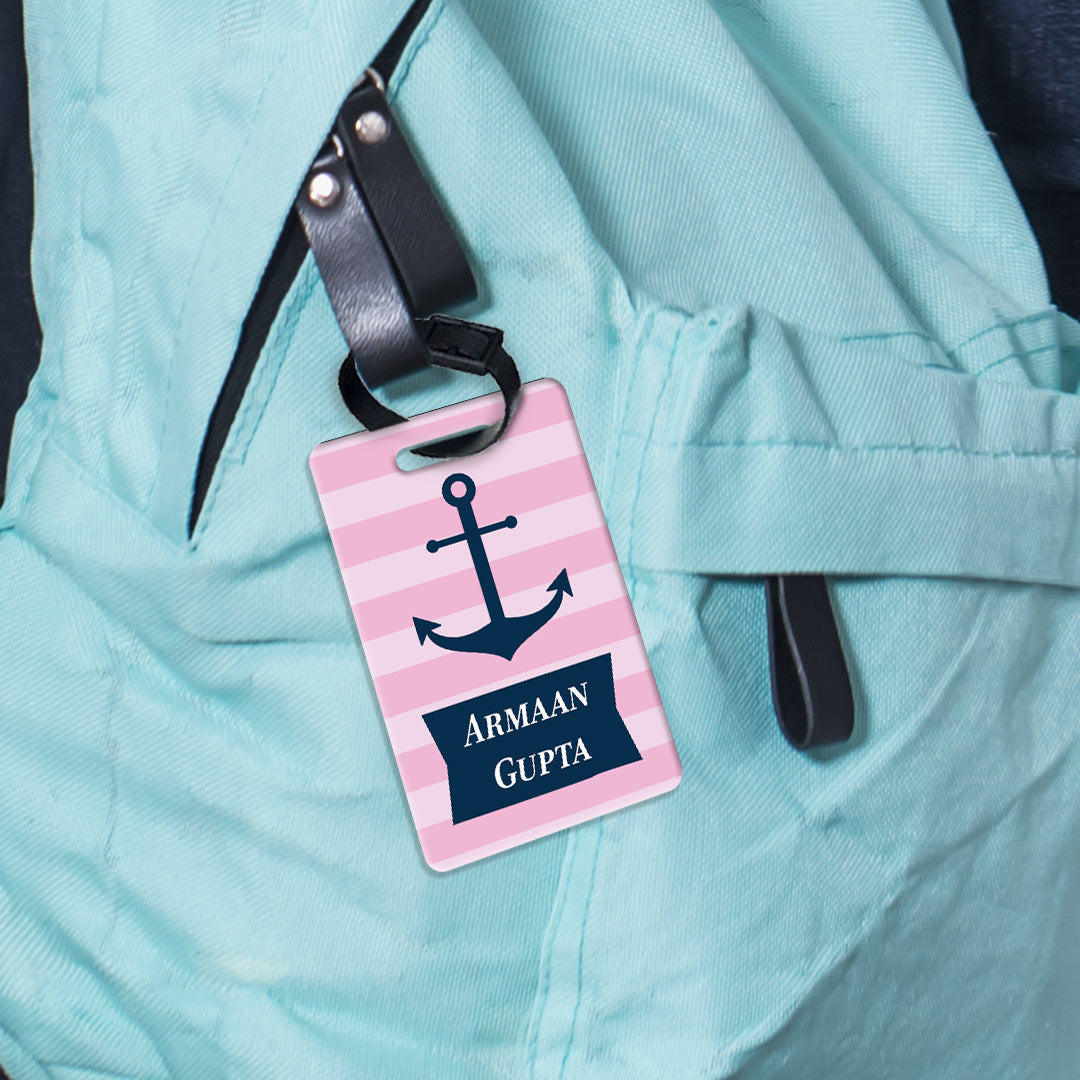 Nautical Anchor Bag Tag (kids)