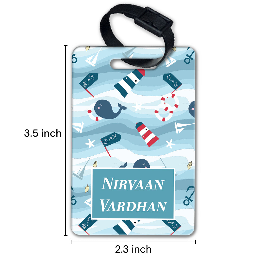 Nautical Dreams Bag Tag (kids)