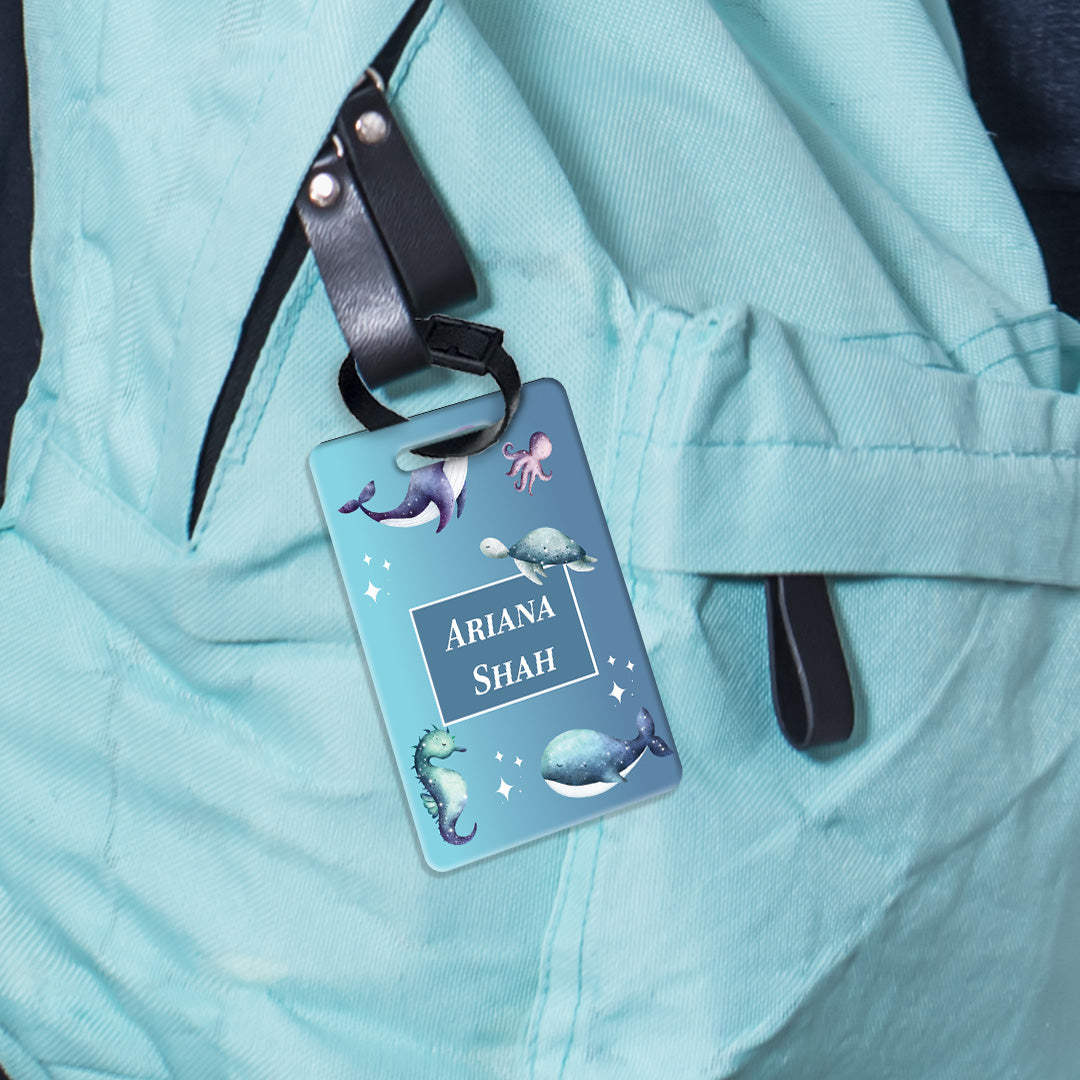 Midnight Ocean Bag Tag (kids)