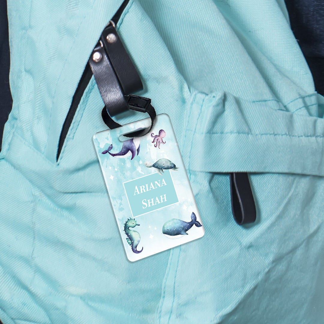 Midnight Ocean Bag Tag (kids)