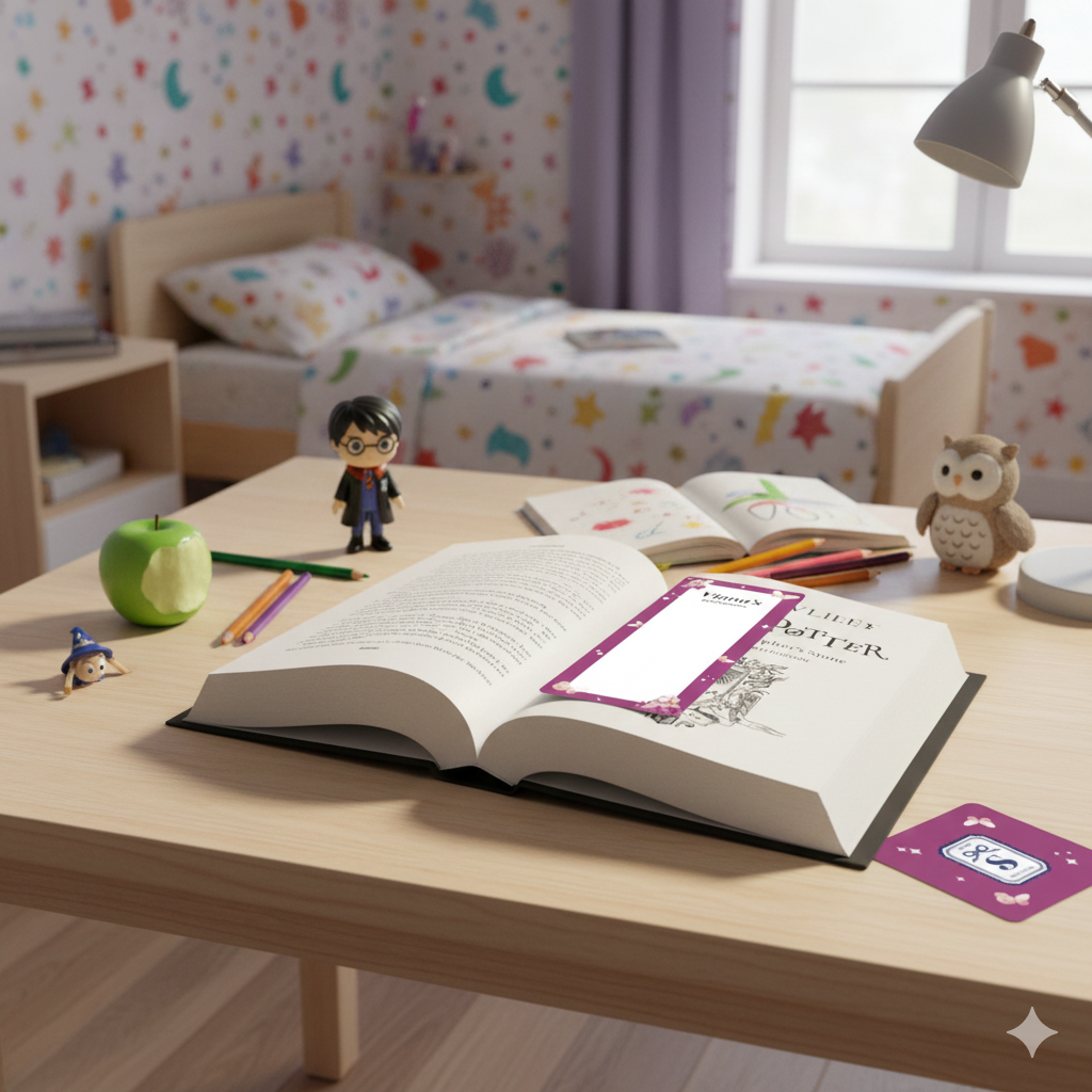 Butterfly Swan Blossom Bookmark