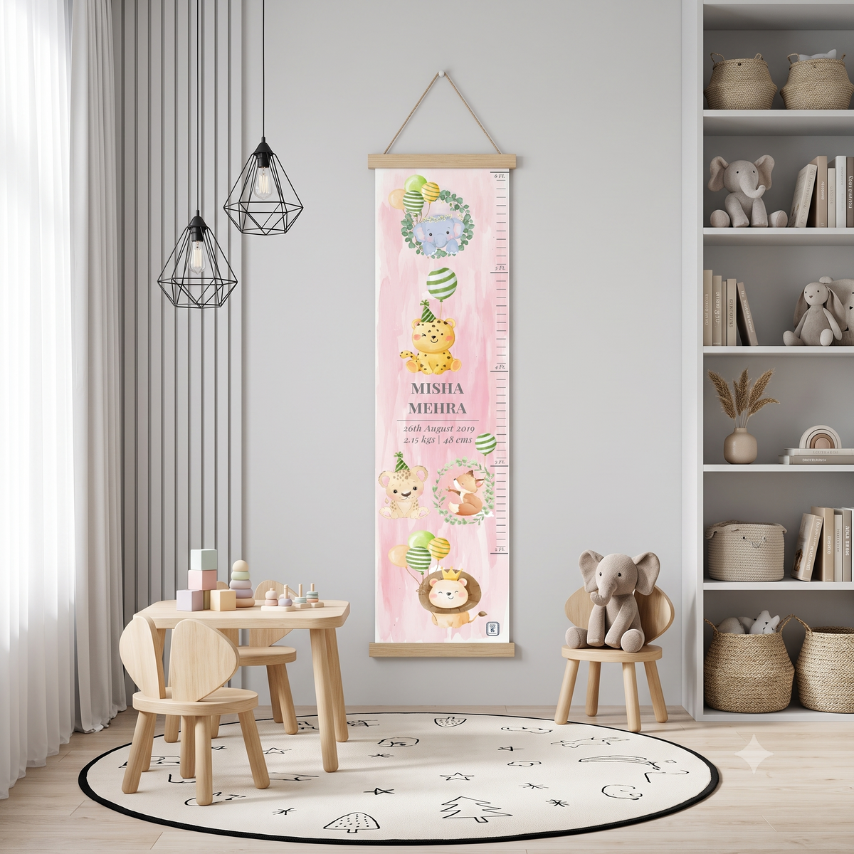 Safari Soiree Height Chart