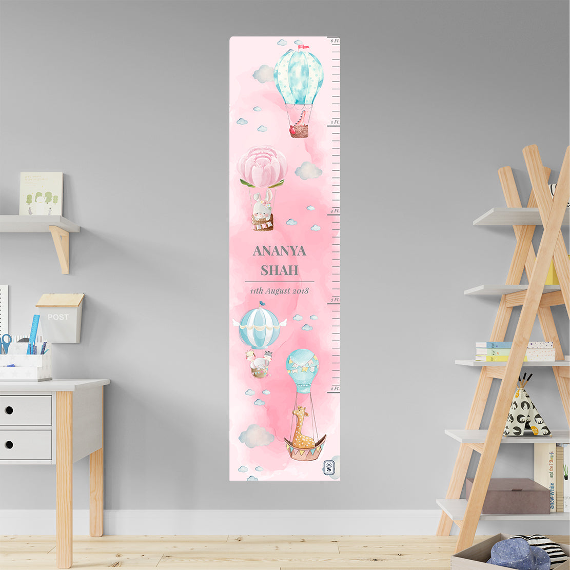 Happy Ballooners Height Chart (kids)