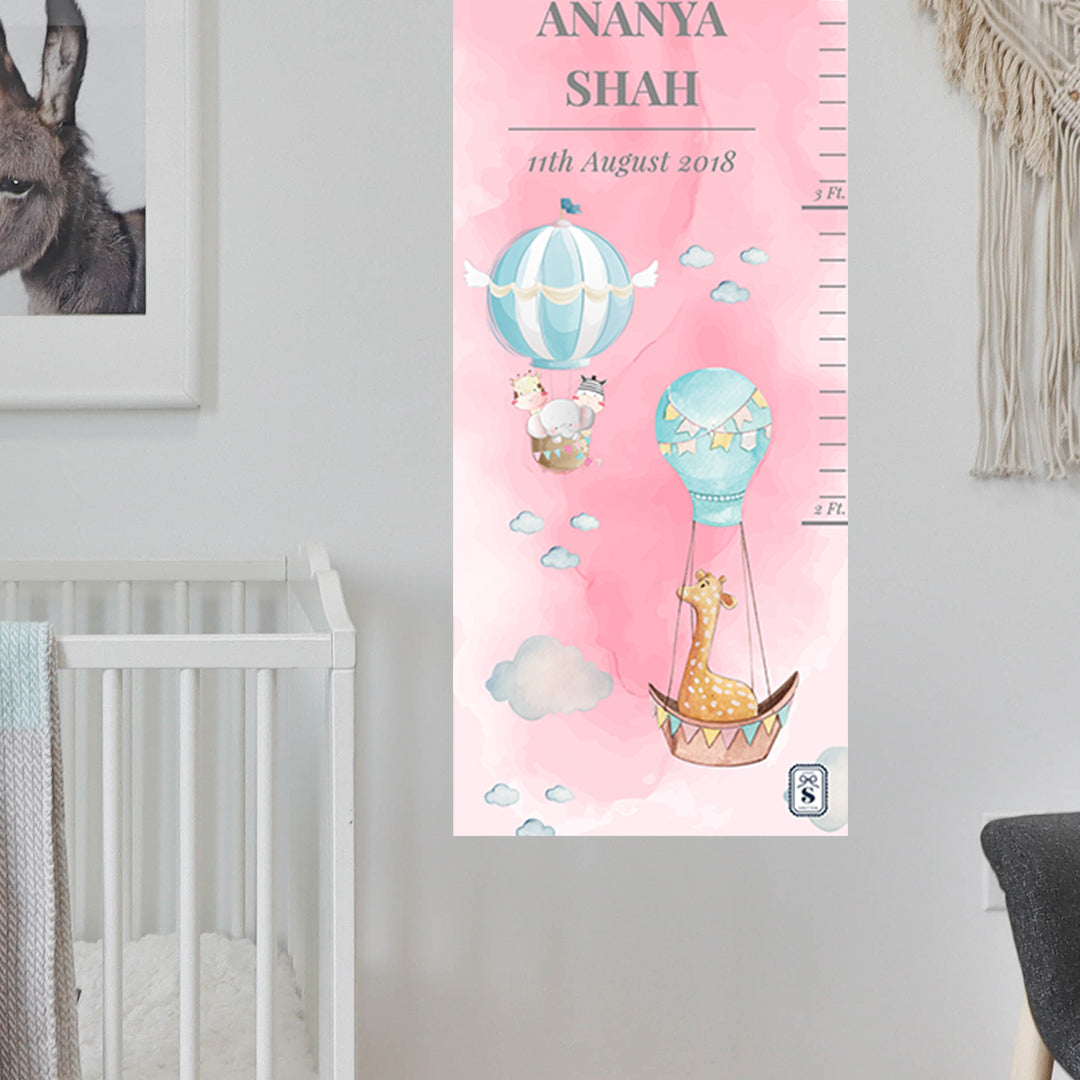 Happy Ballooners Height Chart (kids)