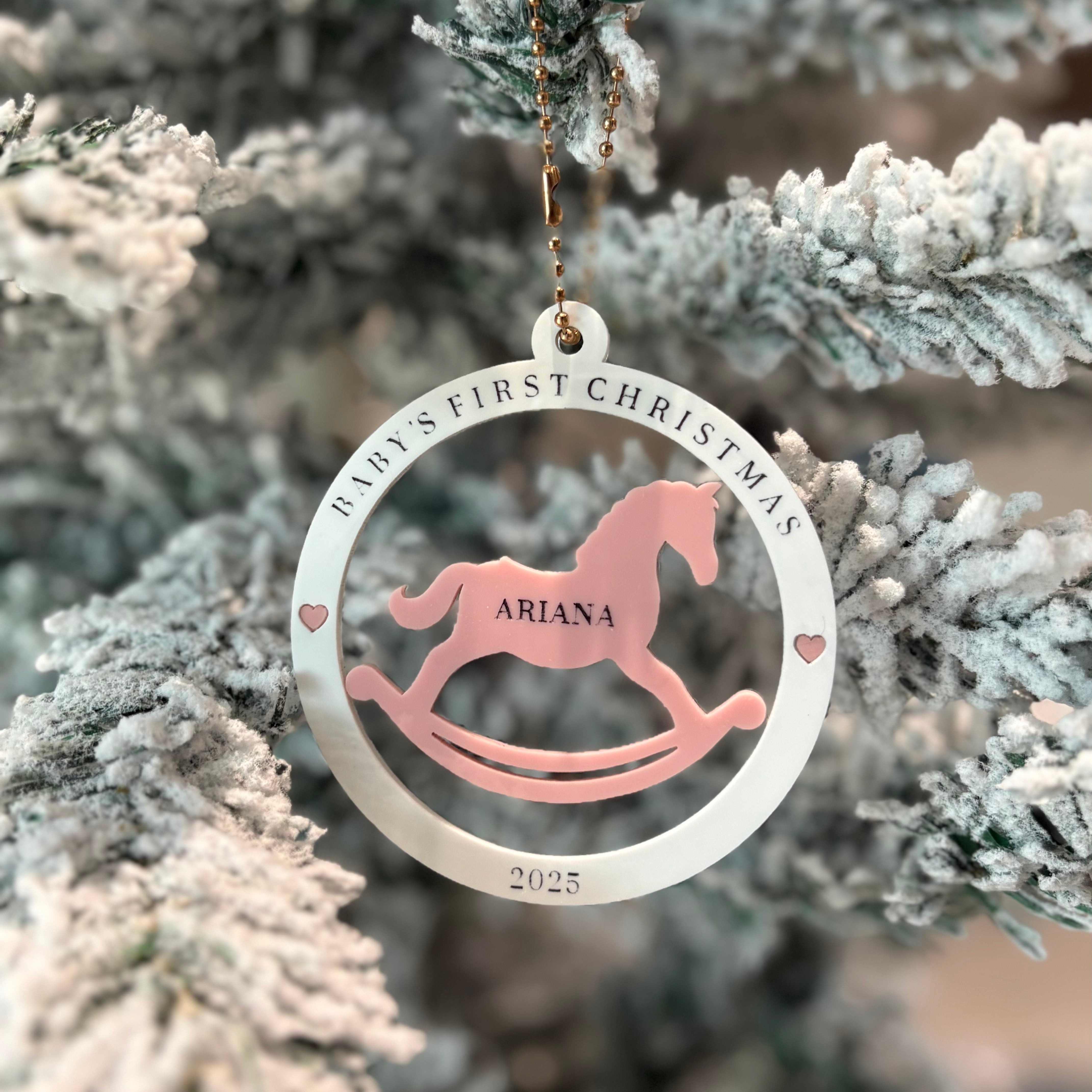 Rocking Horse Christmas Ornament