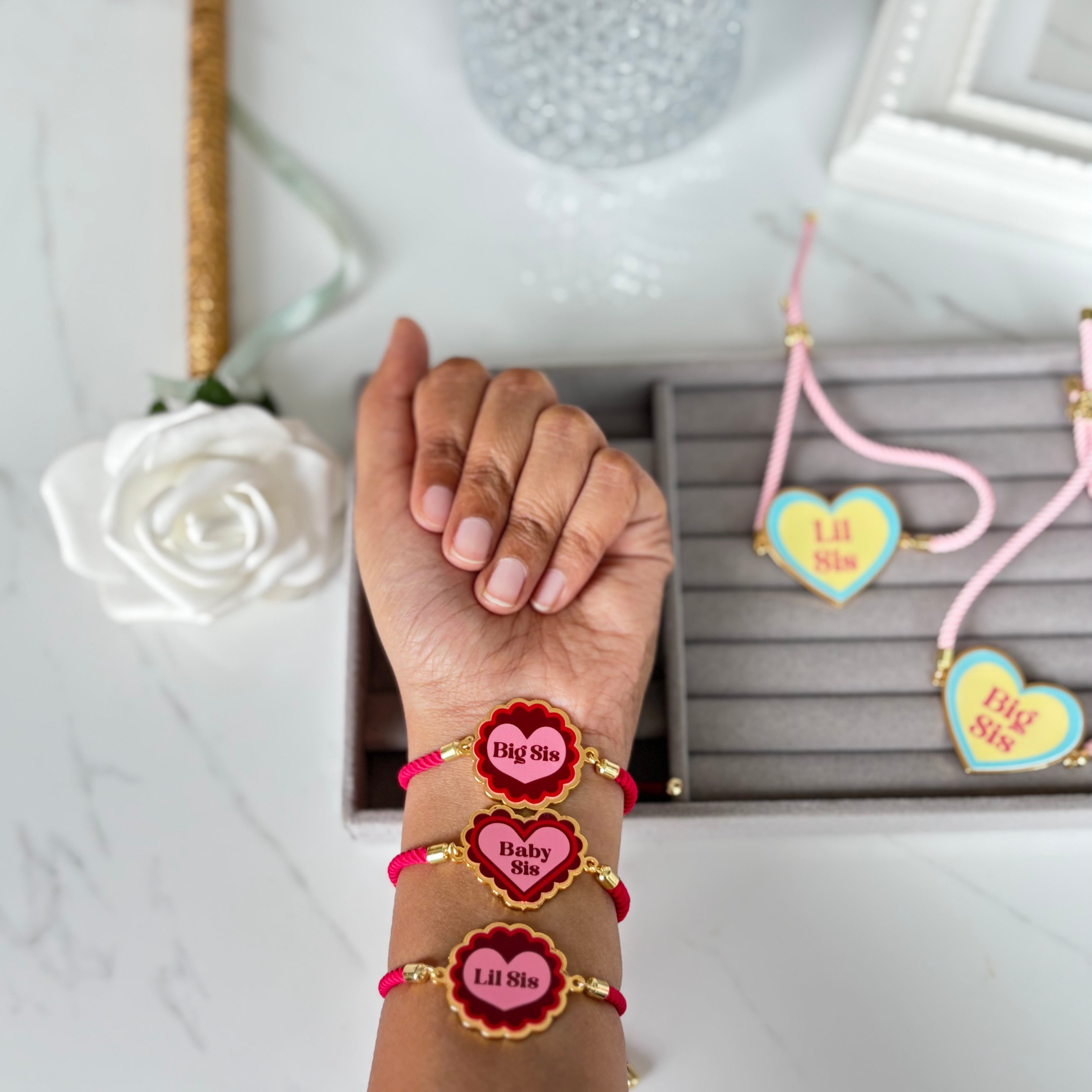 Sister Bracelet Combo- Set Of 3 (Non Personalised)