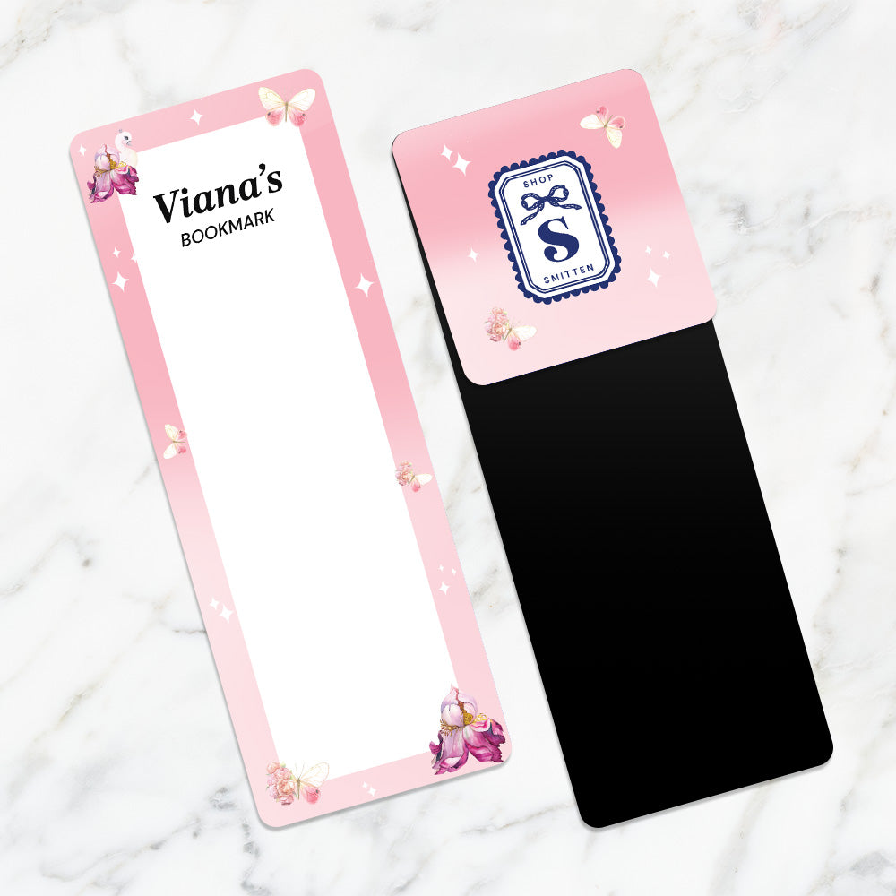 Butterfly Swan Blossom Kids Bookmark