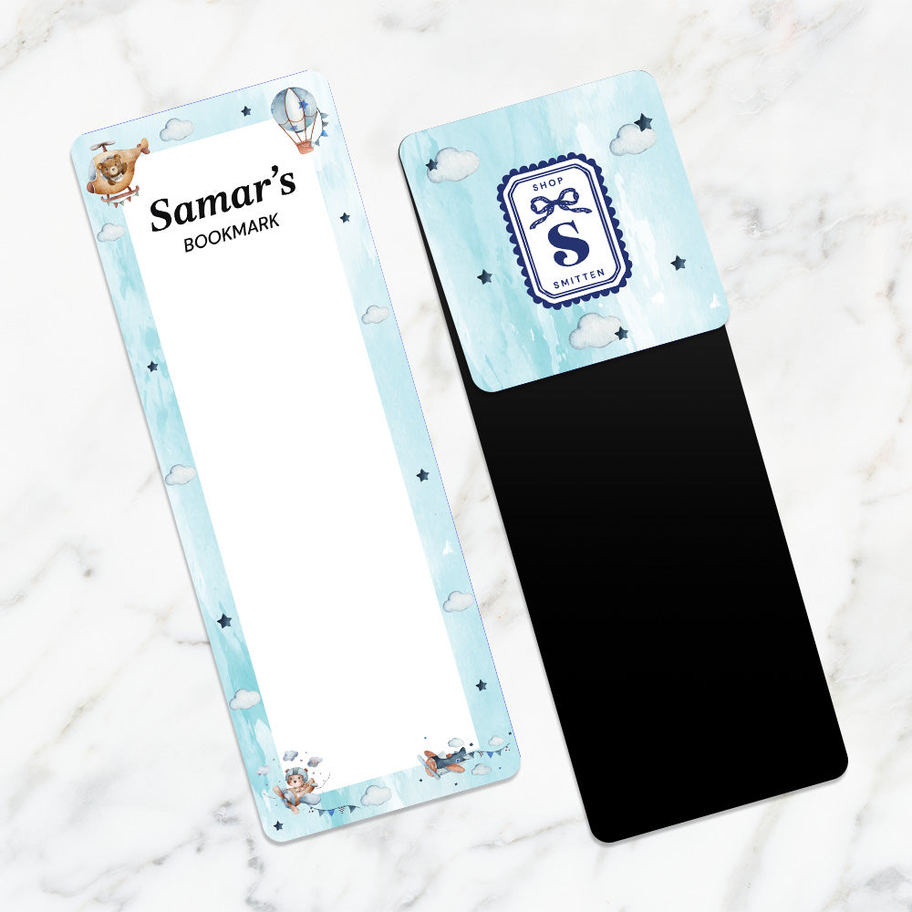 Teddy's Flight Kids Bookmark