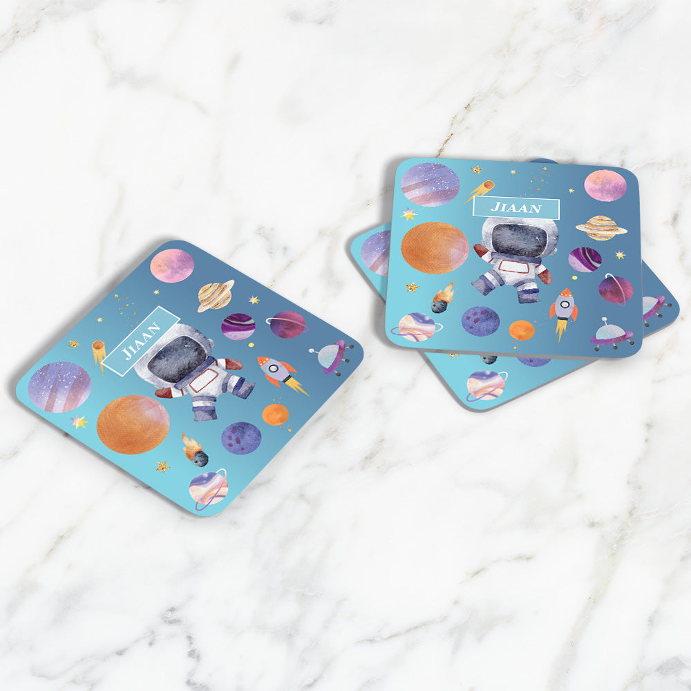 Lil Astronaut Coasters (kids)