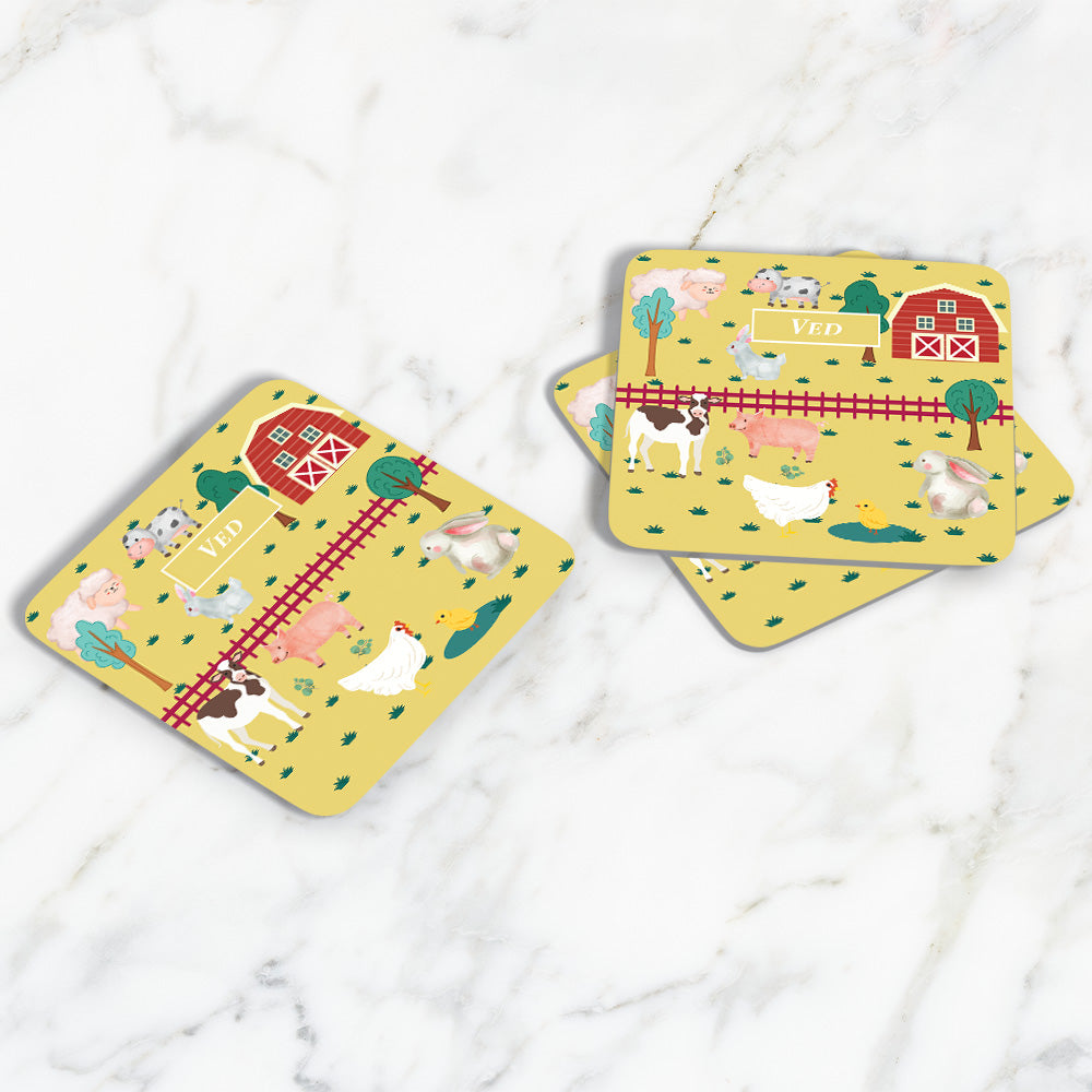 Farm Friends Coasters (kids)