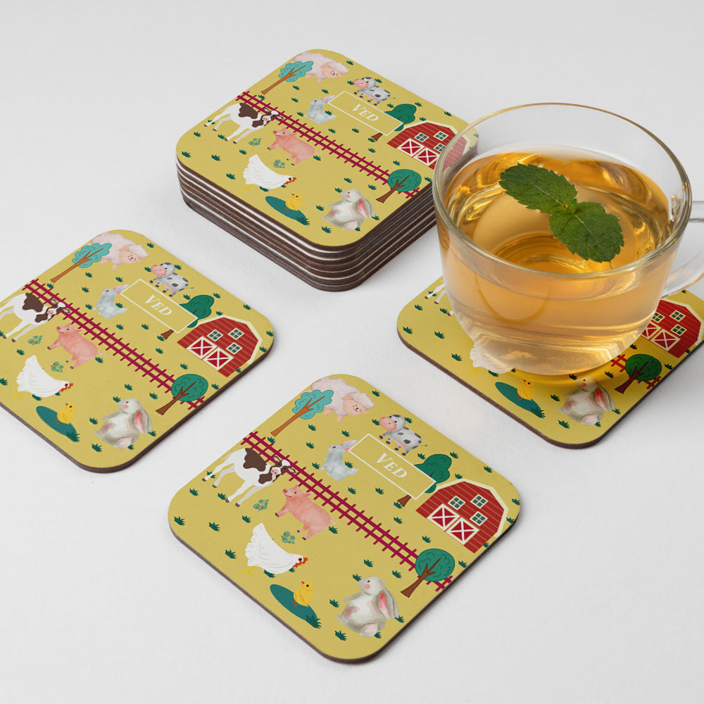 Farm Friends Coasters (kids)
