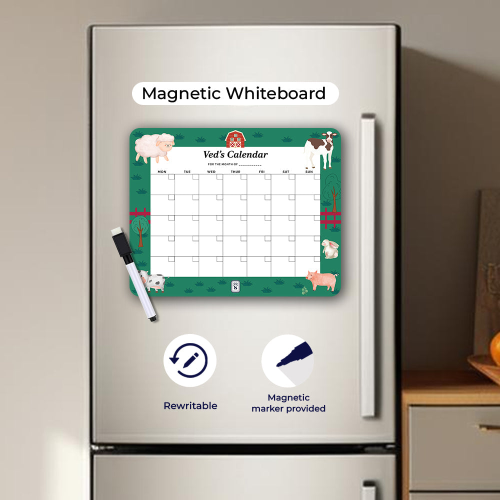 Farm Friends Kids Calendar