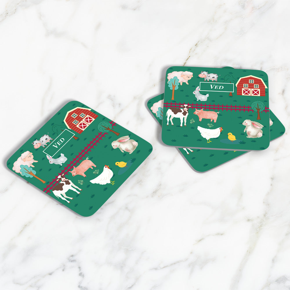 Farm Friends Coasters (kids)