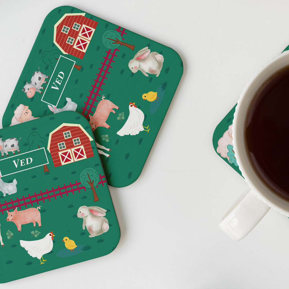 Farm Friends Coasters (kids)