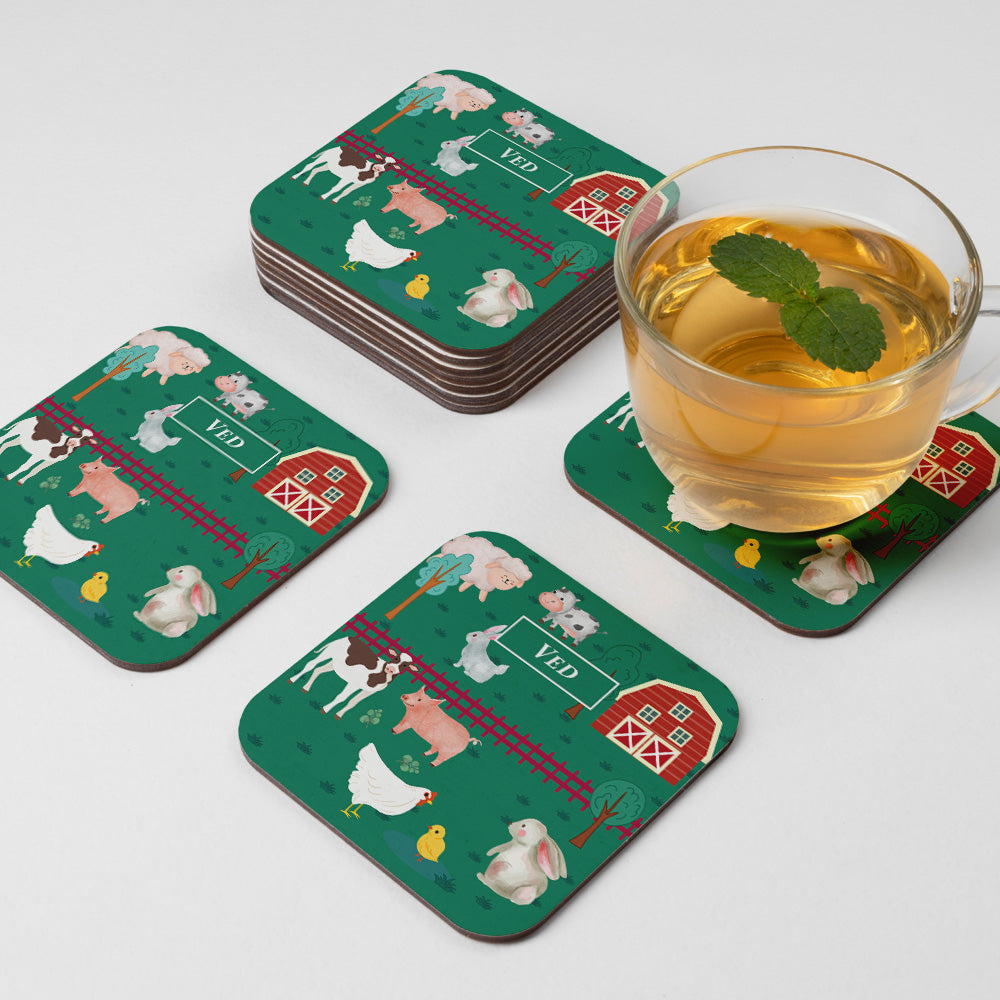 Farm Friends Coasters (kids)