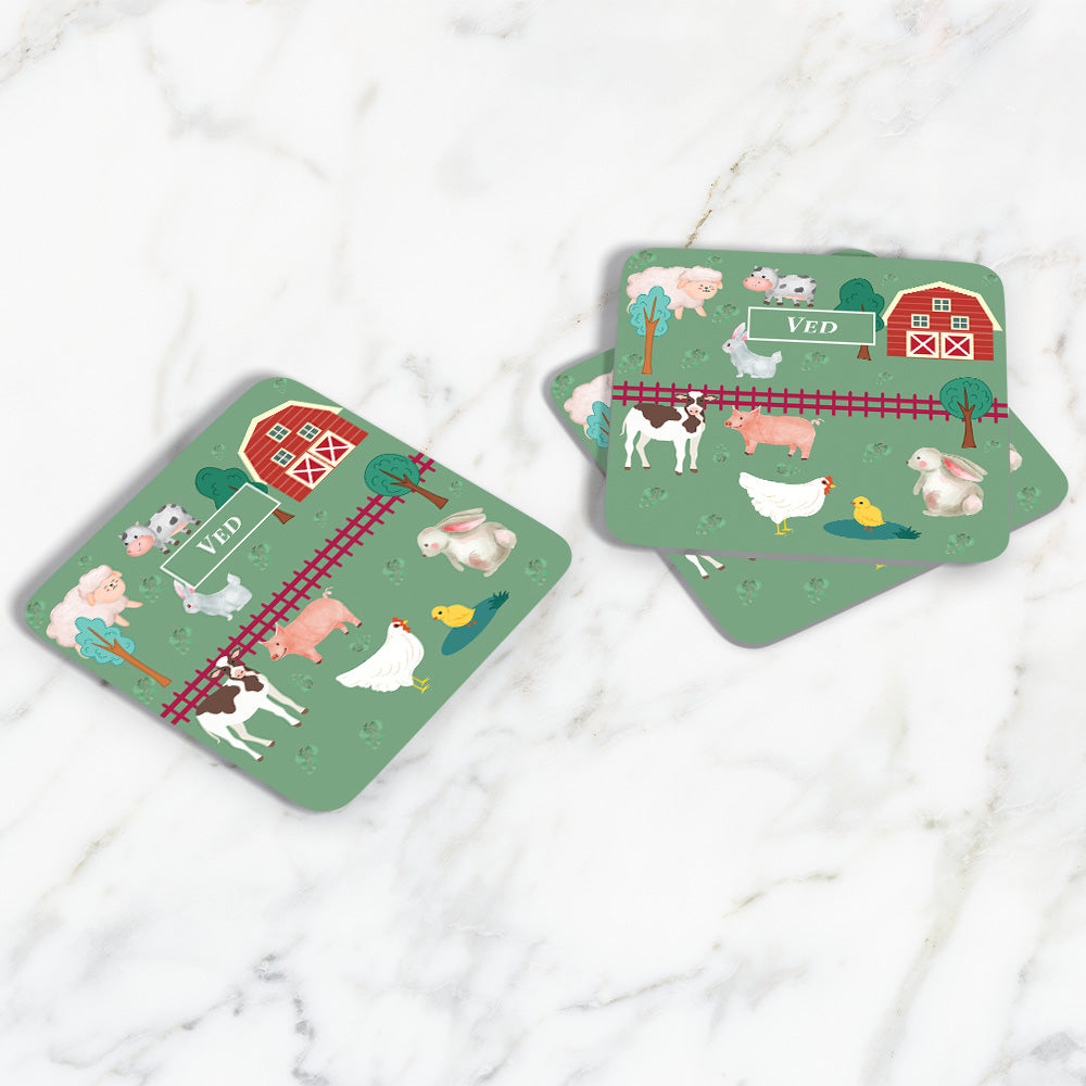 Farm Friends Coasters (kids)