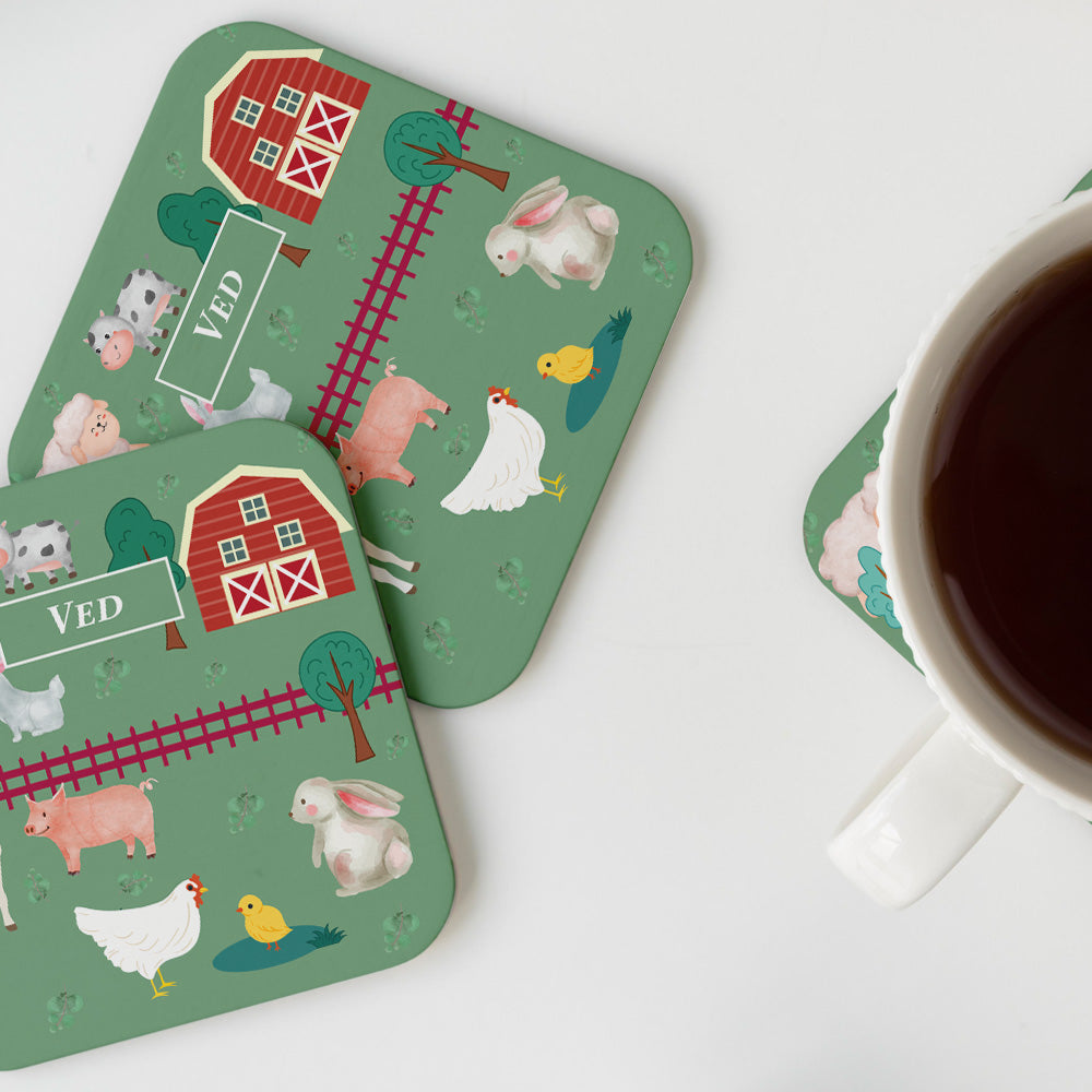 Farm Friends Coasters (kids)