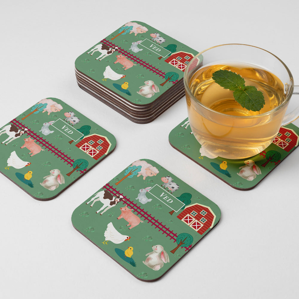 Farm Friends Coasters (kids)