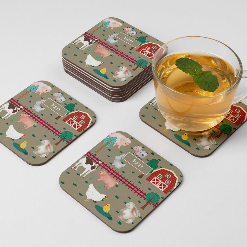 Farm Friends Coasters (kids)