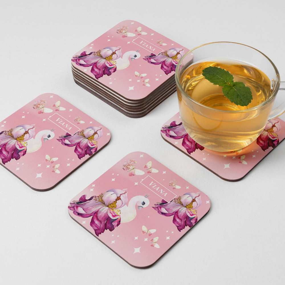 Butterfly Swan Blossom Coasters (kids)