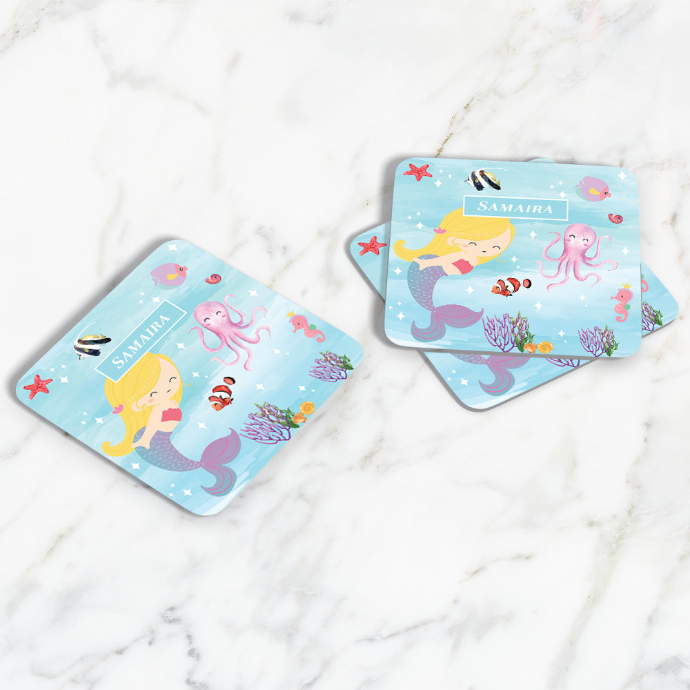 Lil Mermaid Coasters (kids)