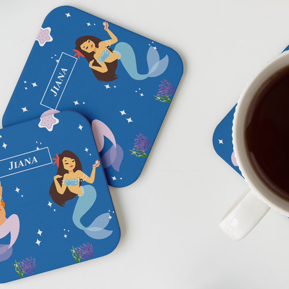 Sassy Mermaid Coasters (kids)