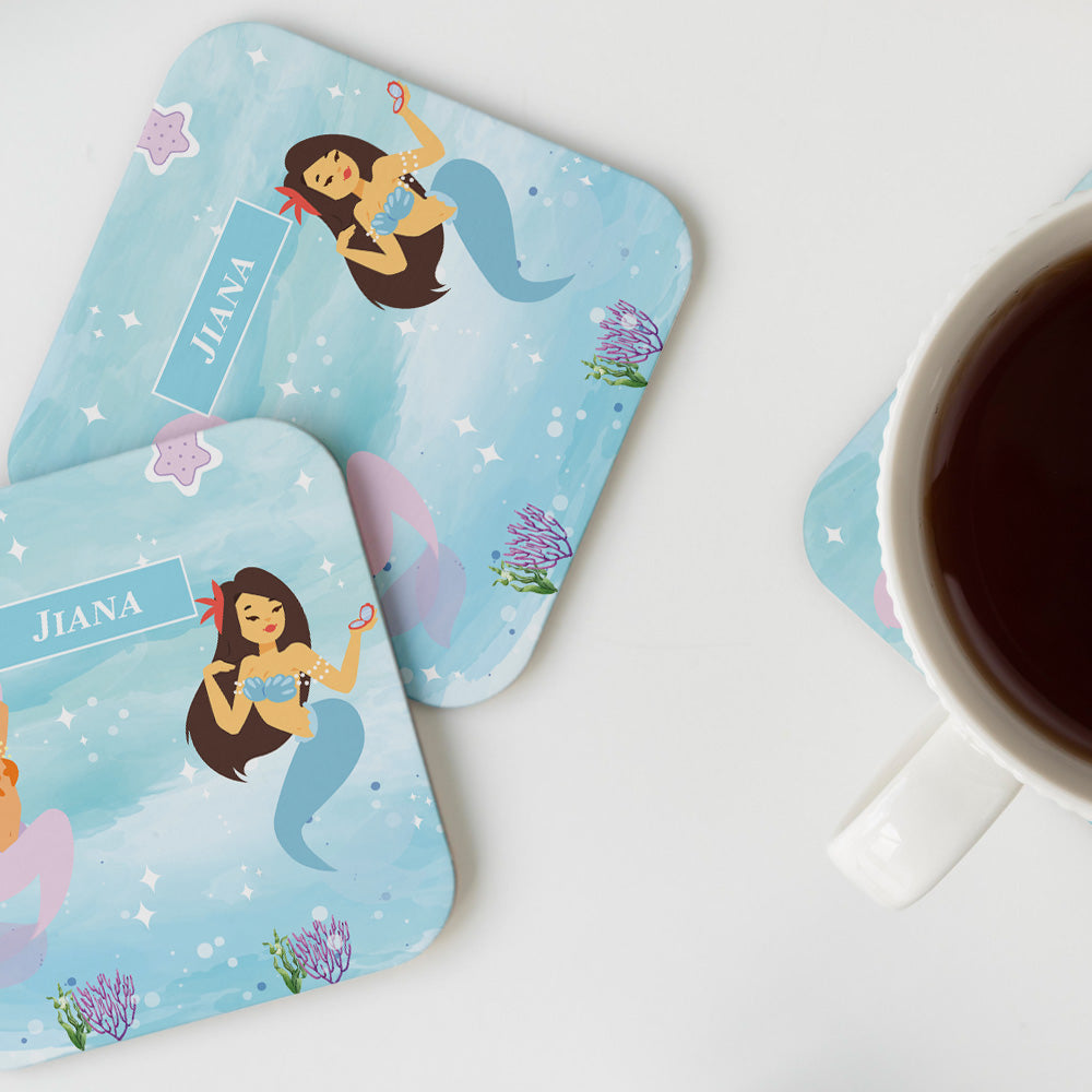 Sassy Mermaid Coasters (kids)