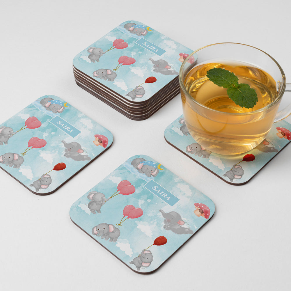 Red Balloon Ellie Coasters (kids)