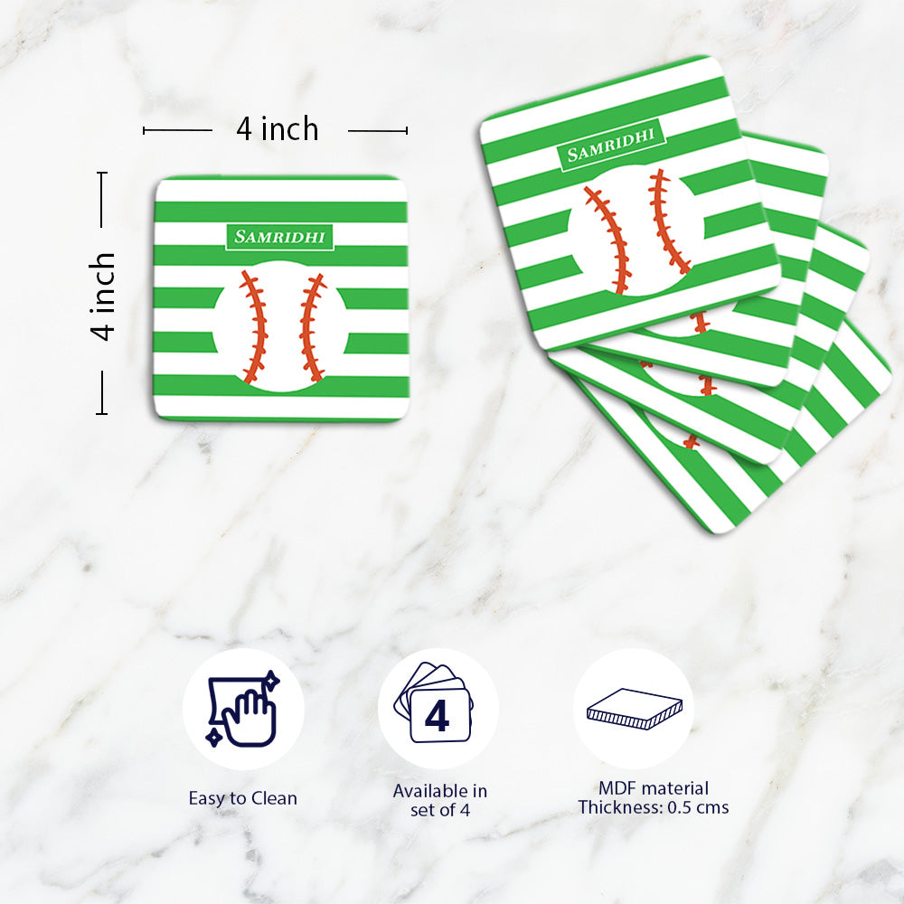 Base Ball Coasters (kids)