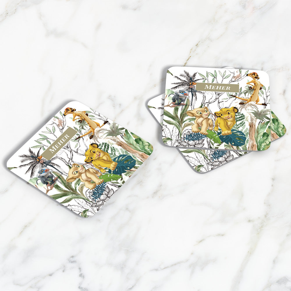 Baby Jungle King Coasters (kids)