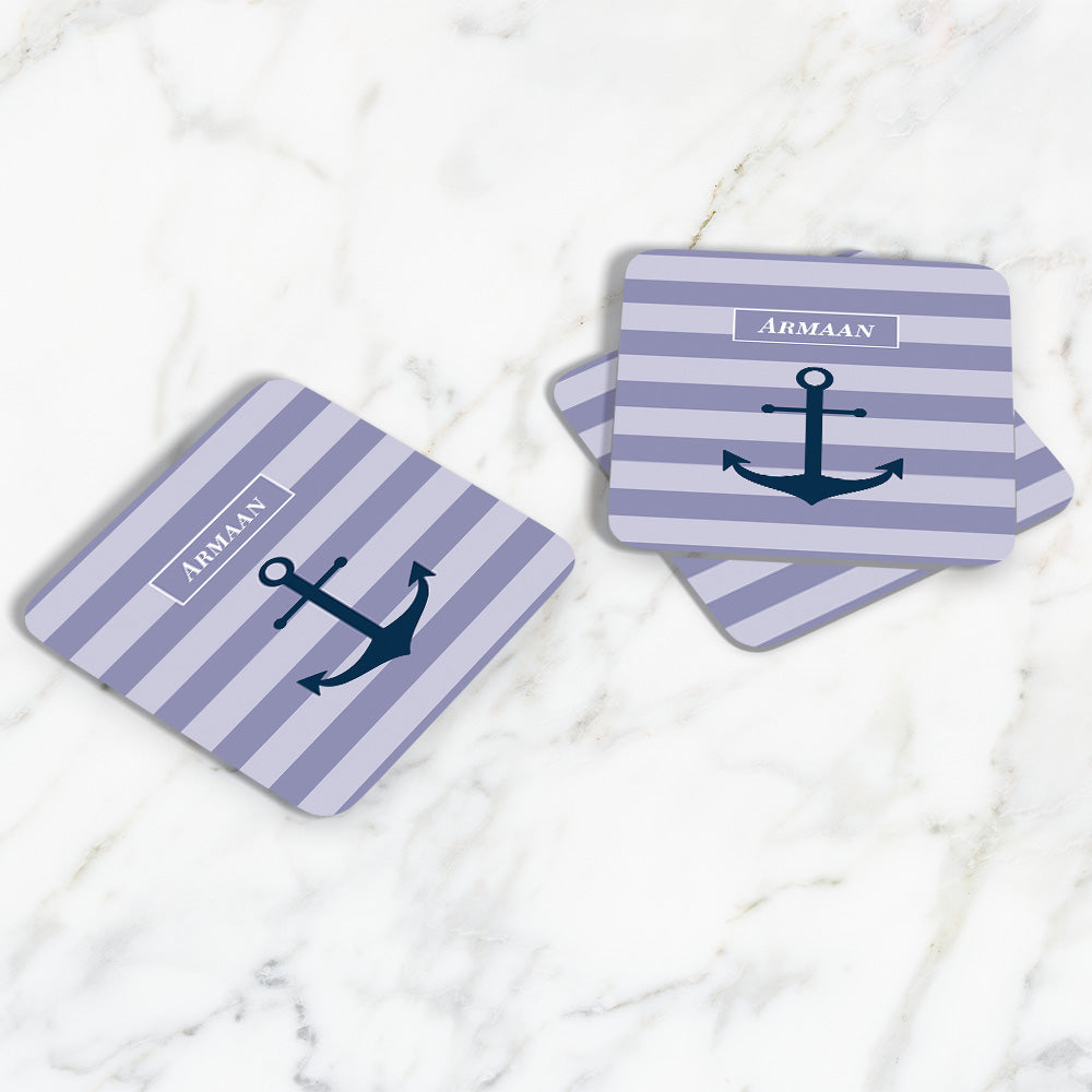 Nautical Anchor Coasters (kids)