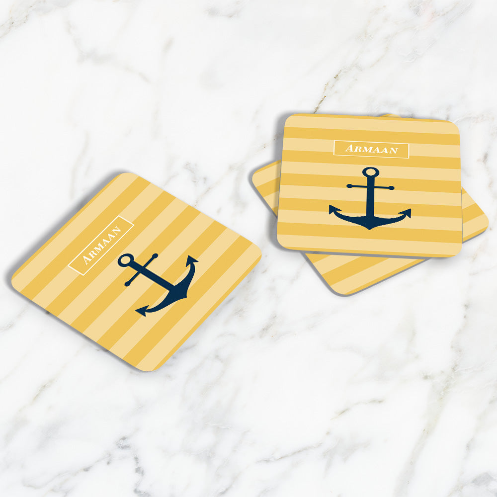 Nautical Anchor Coasters (kids)