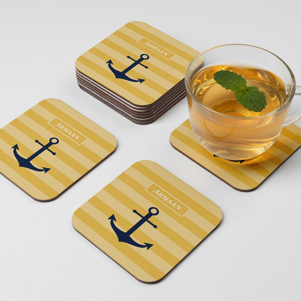 Nautical Anchor Coasters (kids)