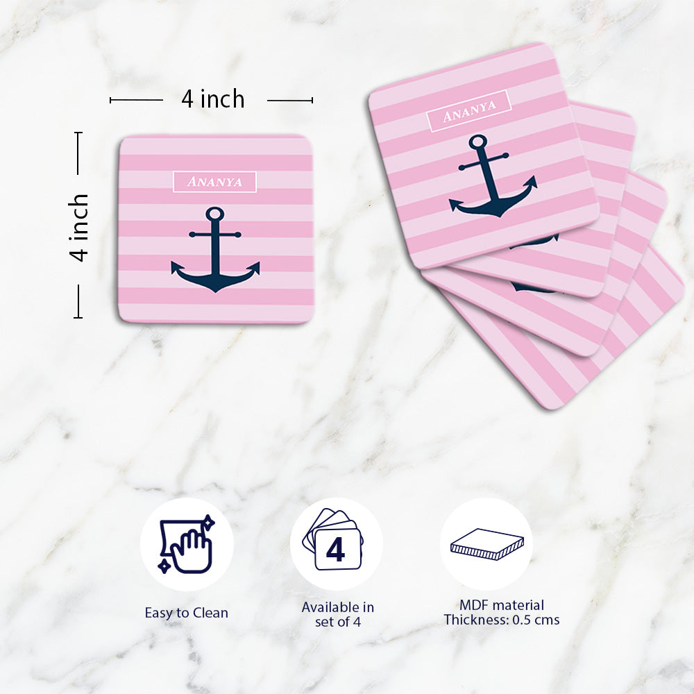 Nautical Anchor Coasters (kids)