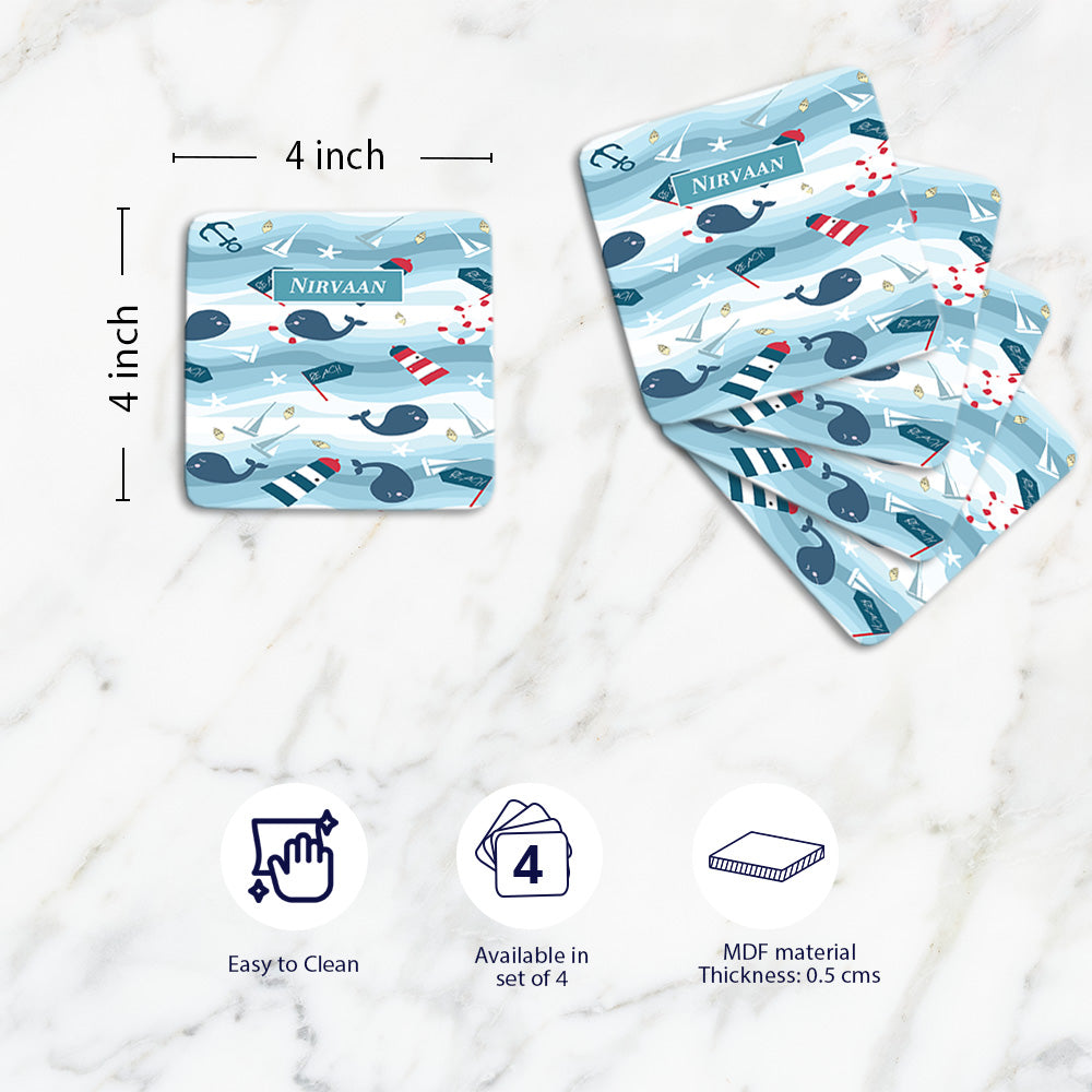 Nautical Dreams Coasters (kids)