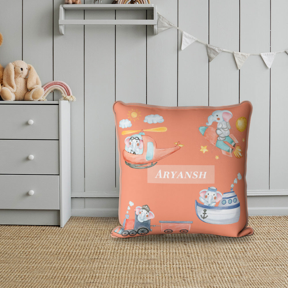 Captain Ellie Cushion Cover (kids)