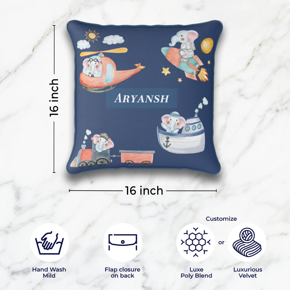 Captain Ellie Cushion Cover (kids)