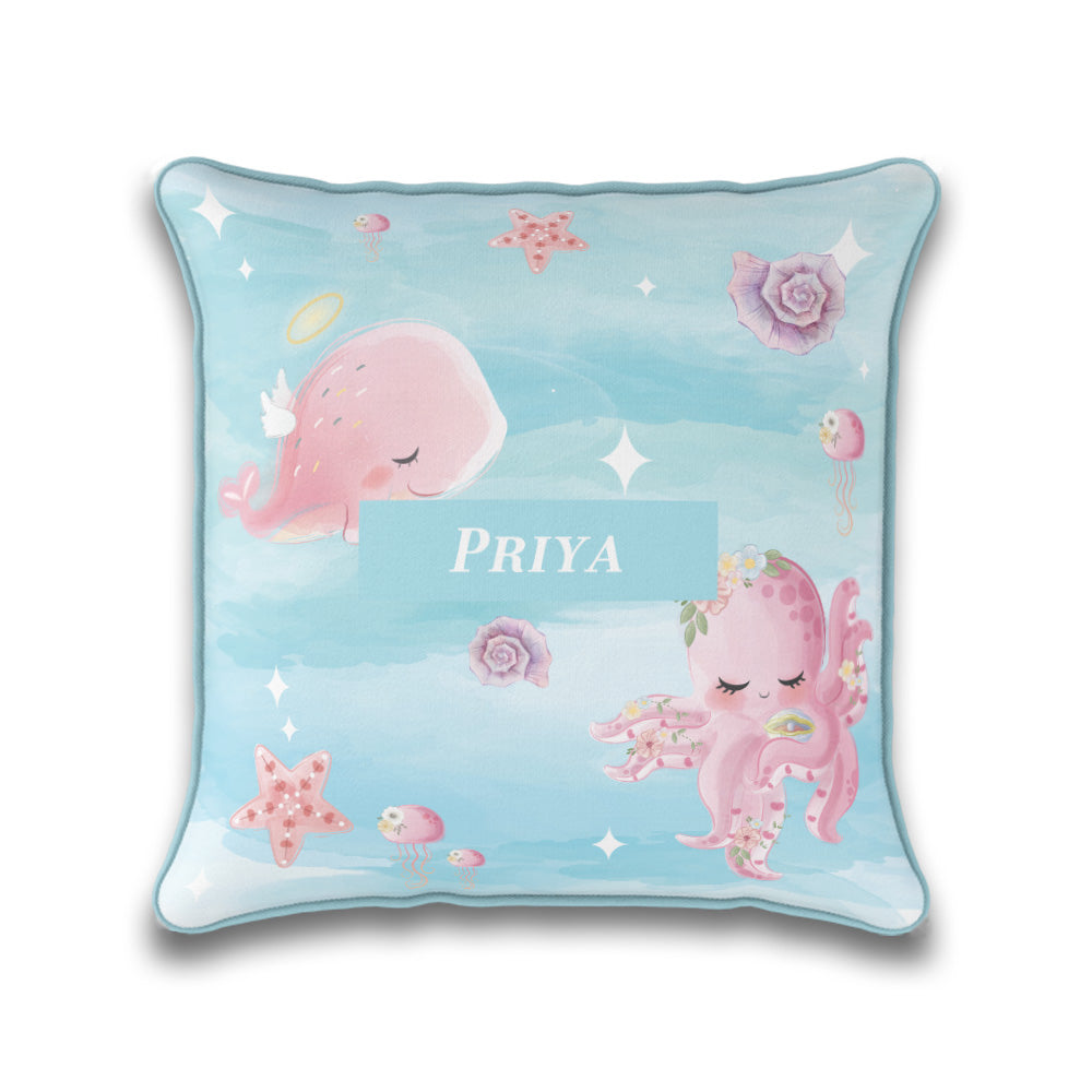 Blushing Underseas Cushion Cover (kids)