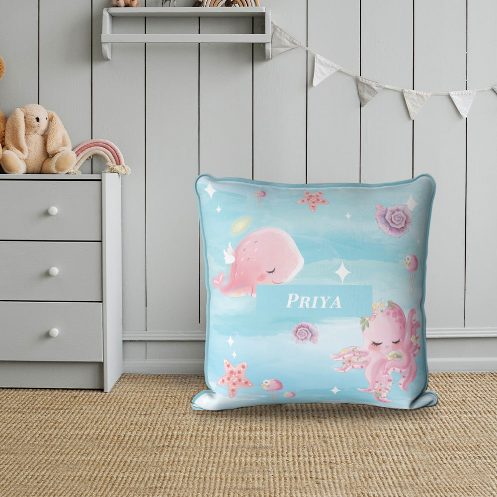 Blushing Underseas Cushion Cover (kids)