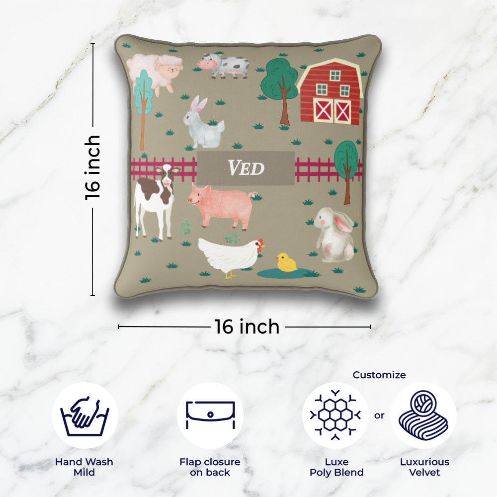Farm Friends Cushion Cover (kids)