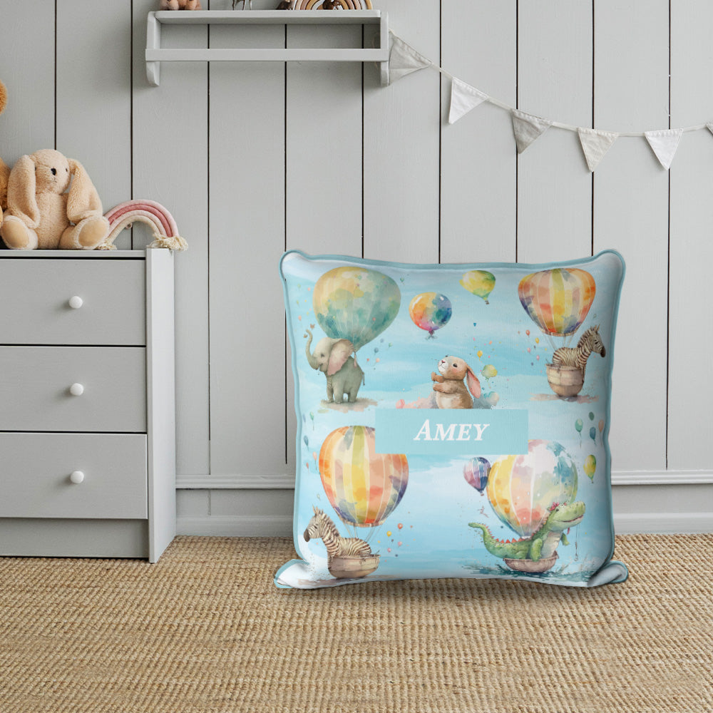 Balloon Safari Cushion Cover (kids)