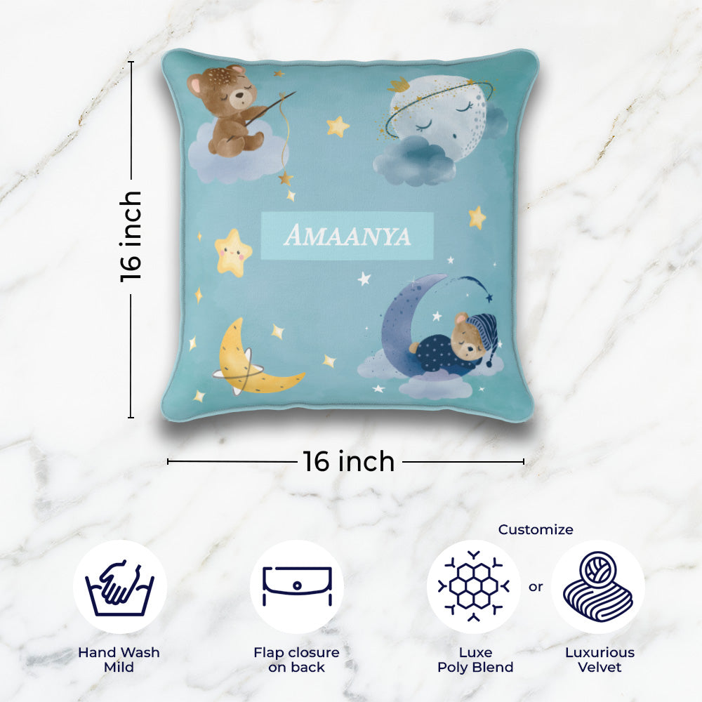 Moonlight Snuggles Cushion Cover (kids)