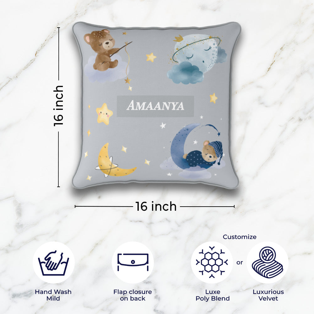 Moonlight Snuggles Cushion Cover (kids)